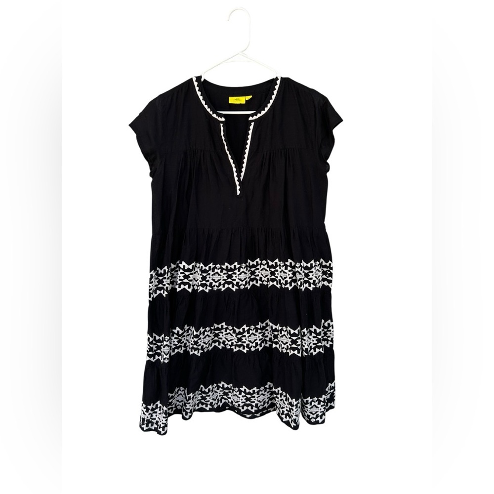 ROLLER RABBIT WOMEN'S ALEPH EMBROIDERED PAMELA DRESS - 100% Cotton - Size Medium - Picture 4 of 10